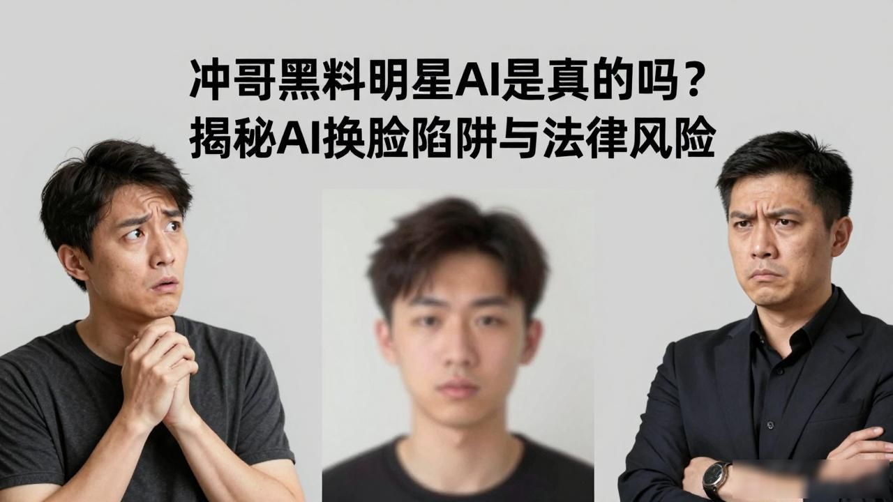 冲哥黑料明星AI是真的吗？揭秘AI换脸陷阱与法律风险